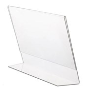 ITALPLAST MENU HOLDER A5 SINGLE SIDED  SLANTED LANDSCAPE OBSOLETE WHILE STOCKS LAST  ONLY 8 LEFT 