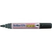 ARTLINE 170 PERMANENT BULLET POINT MEDIUM BLACK BOX OF 12