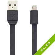 Moki MicroUSB Cable 3M Black