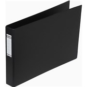 A3 4D 38MM BINDER BLACK PVC LANDSCAPE OBLONG BANTEX 100851429