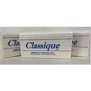 CLASSIQUE ULTRASLIM HAND TOWEL CTN 16 PKT X 150SHT 24X24CM