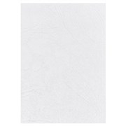 CREATIVE A4 LEATHERGRAIN BINDING COVERS WHITE PK100