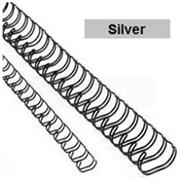 COIL WIRE 34 LOOP 95MM SILVER PITCH COMB BX100