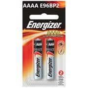 BATTERY ENERGIZER AAAA E96BP2 CARD2  PK2