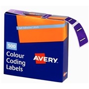 ALPHABETICAL COLOUR CODING LABELS  I  BOX OF 500 BX500