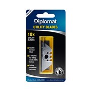 Knife Cutter Blade Refills Utility Diplomat A33 Pack 10 in safety dispenser